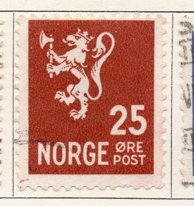 Norway 1926-28 Early Issue Fine Used 25ore. 055037