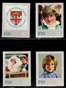 FIJI Scott 470-473 MNH**  1982 Princess Diana Issue