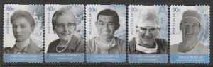 2012 Australia - Sc 3684-8 - used VF - 5 single - Medical doctors