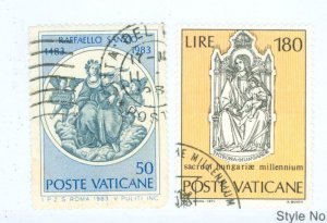 Vatican City #513-514 Used Single (Complete Set)