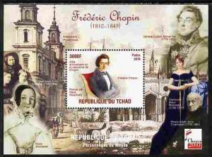 Chad 2010 200th Birth Anniversary of Chopin #1 perf souve...