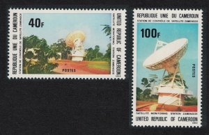 Cameroun Inauguration of Satellite Monitoring Station 1976 MNH SG#764-765