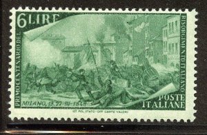 Italy # 498, Mint Hinge.
