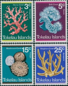 Tokelau 1973 SG37-40 Coral set MNH