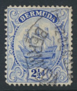 Bermuda  SG 82 SC# 87a Used  Type I  Ultramarine see details and scans