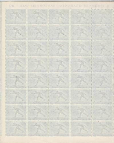 San Marino 1955  winter olympics mint never hinged  2 lira stamp sheet R19904