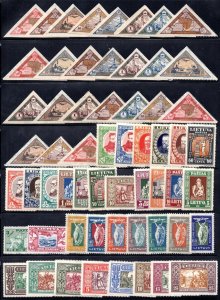 LITHUANIA 1919-1940 LARGE COLLECTION OF 350 MINT & 75 USED STAMPS