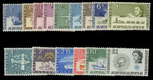 British Antarctic Territories #1-15 Cat$172.15, 1963 QEII, set of fifteen, ne...