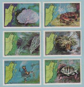 BELIZE 646 - 651  MINT NEVER HINGED OG ** NO FAULTS EXTRA FINE! SEA LIFE - T738