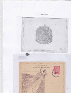 Brazil pan american congress 1906 letter card Ref 9626