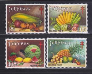 Philippines B44-B47 Set MH Fruit (A)