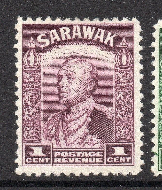 Sarawak 1934 Charles Brooke Early Issue Fine Mint Hinged 1c. 057832