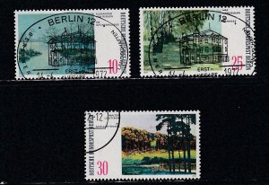 Germany # 9N328-330, Paintings of Berlin Lakes, Used, 1/2 Cat