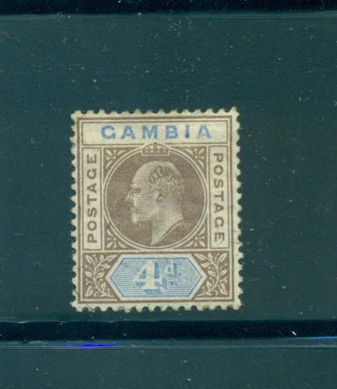 Gambia - Sc# 33. 1902 4p Mint. $10.00