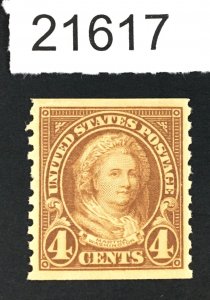 MOMEN: US STAMPS # 601 MINT OG NH XF-SUP POST OFFICE FRESH CHOICE LOT # 21617