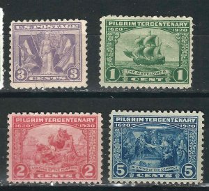 US 537, 548-50  MNH F/VF 1919-21 SCV $114.00