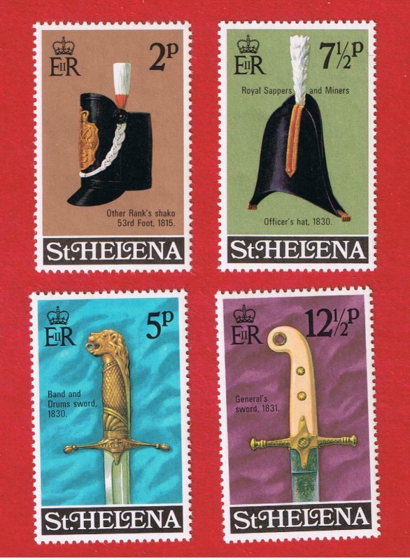 St. Helena  #273-276 MNH OG  Military Items  Free S/H