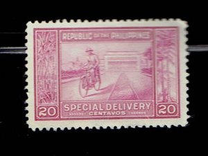 PHILLIPINES SCOTT#E11 1947 EXPRESS COURIER AND POST OFFICE - MNG .