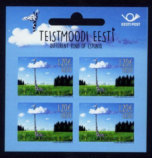 Estonia Sc# 789a MNH Different Kind of Estonia (S/A Booklet)