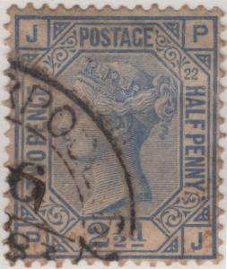 82 SG157 Plate 22  2 1/2d P-J