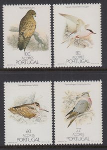 Azores 371-374 Birds MNH VF