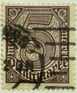 AlexStamps GERMANY #O13 VF Used 