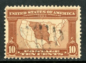 USA 1904 Louisiana Purchase 10¢ Map Scott # 327 VFU M437