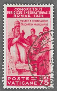 Vatican (1935) - Scott # 44,   Used