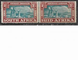 COLLECTION LOT OF # 80 SOUTH AFRICA STAMP PAIR MH