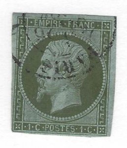 France - 1860 1c Empire - Scott# 12
