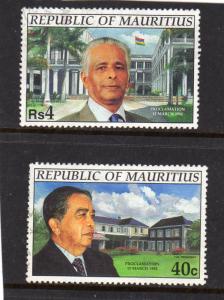 Mauritius Proclamation used