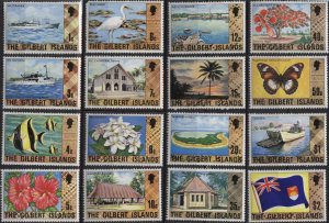 Gilbert & Ellice 269-284 (mnh full set of 16 [see note]) tourism (1976)