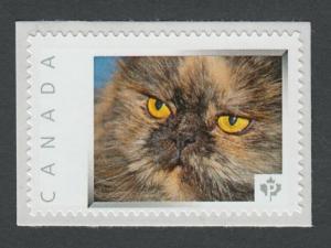 CAT FACE, THREE COLOR Picture Postage stamp MNH Canada 2014 [p8fa5/2]