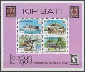 1980 Kiribati 349-352/B7 Ships