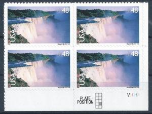 SC# C133 MHN Niagara Falls CV$3.80 Plate Block