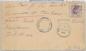 34848  - SOUTH AFRICA Orange State - POSTAL HISTORY -  BOER WAR -  POW mail