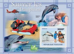 TOGO 2011 SHEET SAVE THE DOLPHINS MARINE LIFE tg11110b