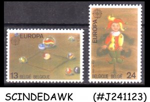 BELGIUM - 1989 EUROPA - CHILDREN'S GAMES - 2V - MINT NH