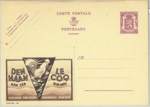 75739 - BELGIUM - POSTAL HISTORY - Advertising STATIONERY  Birds ROOSTER Chicken