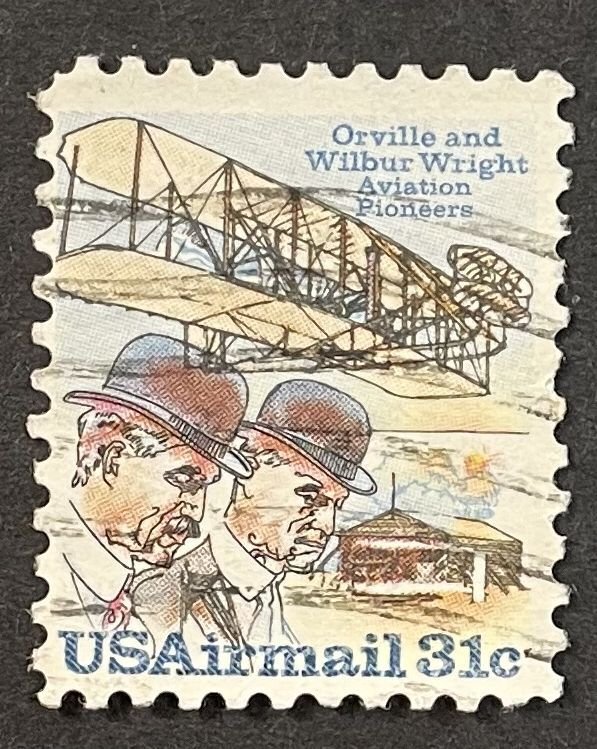 US #C92 Used - 31c Airmail - Orville & Wilbur Wright [US17.7.1]