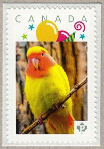 PARROT = EXOTIC BIRDS = Picture Postage stamp MNH Canada 2016 [p16/05b3/2]