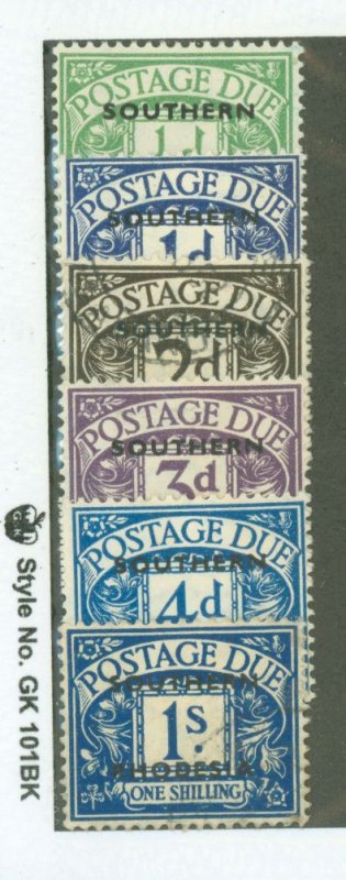 Southern Rhodesia #J1-6  Single (Complete Set)