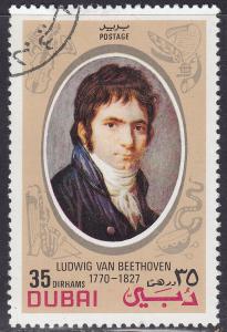 Dubai 155 CTO 1972 Ludwig van Beethoven