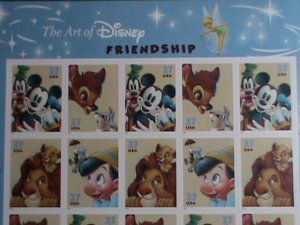 ​UNITED STATES-2004 SC# 3865-8 DISNEY CARTOON -FRIENDSHIP MNH SHEET VERY FINE