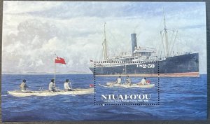 NIUAFO'OU # 80--MINT/NEVER HINGED---SOUVENIR SHEET---1986