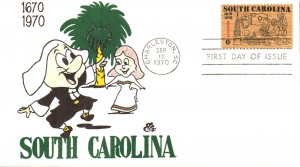 #1407 South Carolina Statehood Ellis FDC