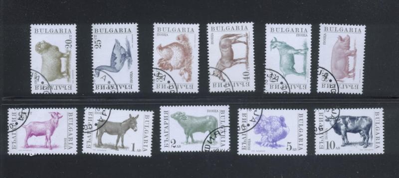 Bulgaria 3581-91  F-VF  Used cto