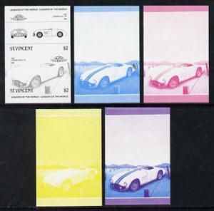 St Vincent 1985 Cars #3 (Leaders of the World) $2 Cunning...