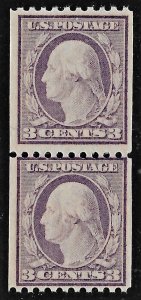 US 1917 Sc. #489 MNH pair