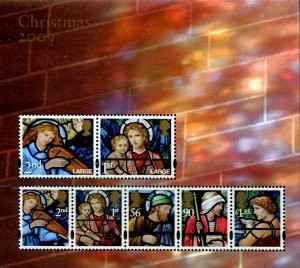 Great Britain 2009 - Christmas. Stained Glass Windows  - MNH S/Sheet  # 2716